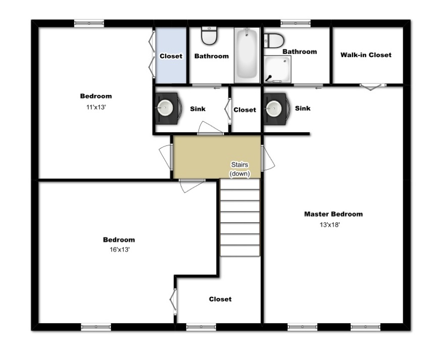 3 Bedroom Second Floor